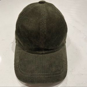 NWOT - Ted Baker Olive Green Corduroy Adjustable Baseball Hat size 57 cm